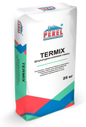 Штукатурно-клеевая смесь TERMIX Perel 0319 (25кг/меш)