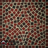 Тротуарная клинкерная мозаика Feldhaus Klinker M403DF gala flamea, 240*118*52