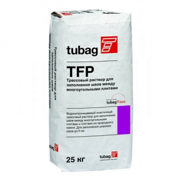 Трассовый раствор для заполнения швов для многоугольных плит TFP, антрацит
