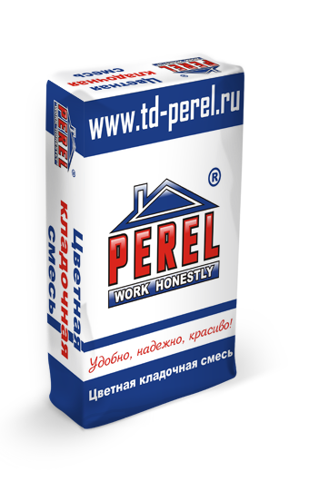 Цветная кладочная смесь Perel VL для кирпича с водопоглощением 5-15%  (50 кг)