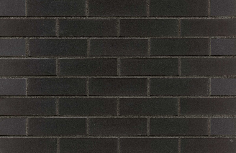Клинкерная фасадная плитка ABC Schwarz matt glatt 240*71*10 мм