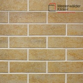 Клинкерная плитка для фасада Westerwalder WK55 Gnes goldgelb 240*71*8 мм