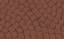 Клинкерная тротуарная брусчатка Lode Brunis коричневая гладкая