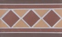 Подступенник мозаичный из клинкера (на сетке) Квадрат 250*150 мм