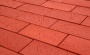 Клинкерная тротуарная брусчатка Lode Janka красная шероховатая, 200*100*70 мм