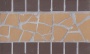 Подступенник мозаичный из клинкера (на сетке) Звезда 250*150 мм